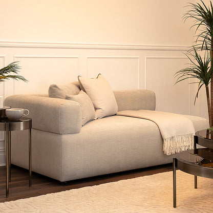 Beck Left Hand Chaise Longue – Parchment