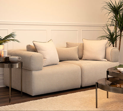Beck Two Seat Sofa – Parchment