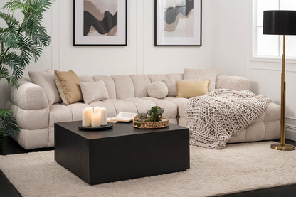 Berlin Right Hand Corner Sofa – Light Taupe Chenille