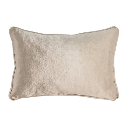 Taupe Shimmer Rectangular Cushion