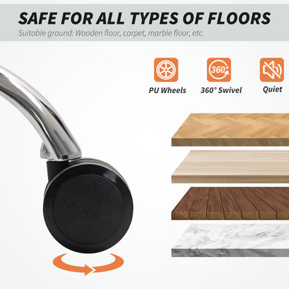 Office Chair, High Back Leathaire Desk Chair for Home, Black