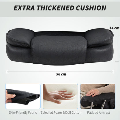 Office Chair, High Back Leathaire Desk Chair for Home, Black