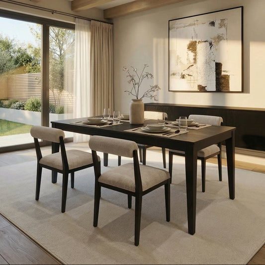 Blake 4-6 Seat Dining Table and 4 Hera Chairs