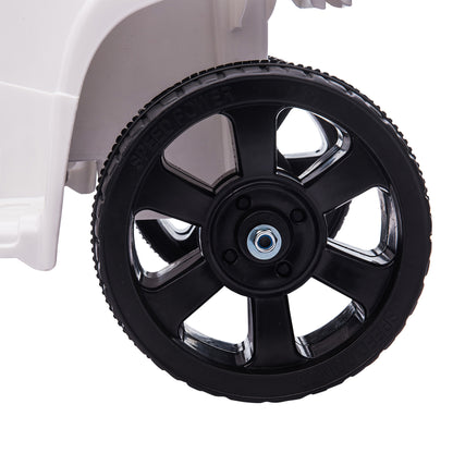 6 V Kids Ride on Cars Electric ATV for 18-36 months Toddlers White+Black