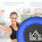 Φ81cm Fitness Trampoline Exercise, Max Load 100 KG, Blue Black