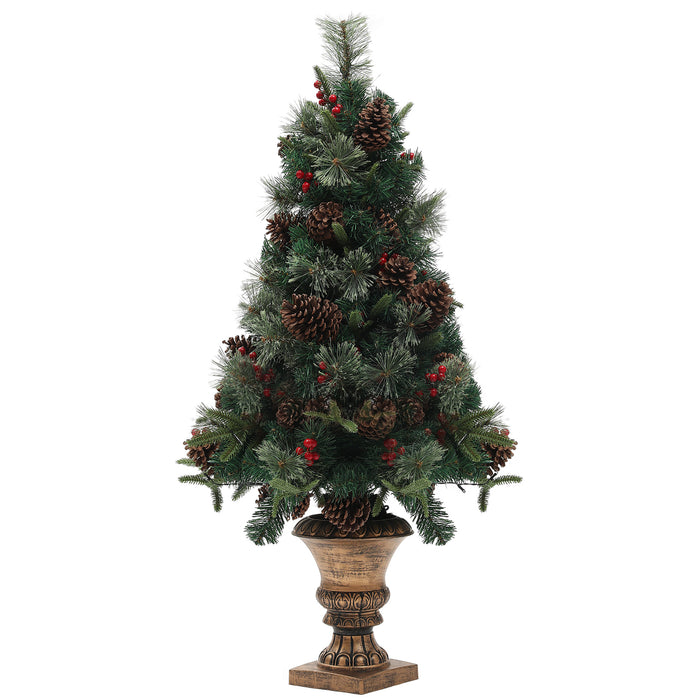 4ft Artificial Christmas Tree with 60 Warm White LED Lights