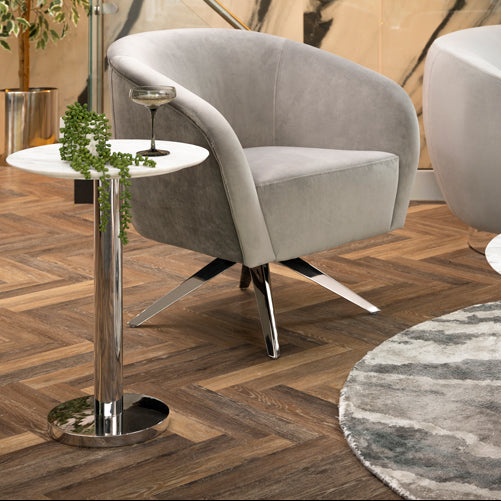 Parker Silver Side Table
