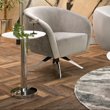 Parker Silver Side Table