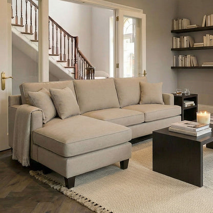 Brunswick Universal Corner Sofa – Limestone