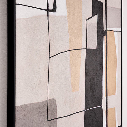 Brownstone Two - Hand-Painted Wall Art