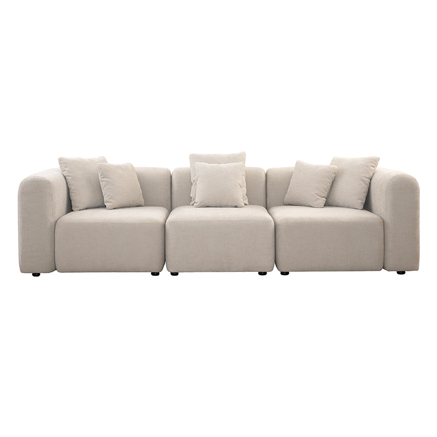Dune Three Seat Sofa – Parchment