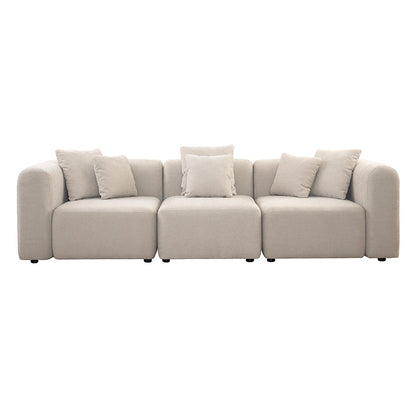 Dune Three Seat Sofa – Parchment