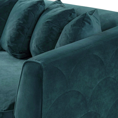 Pino Two Seat Sofa - Peacock