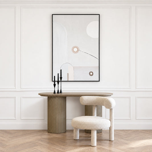 Muted Duet Two - Hand-Painted Wall Art