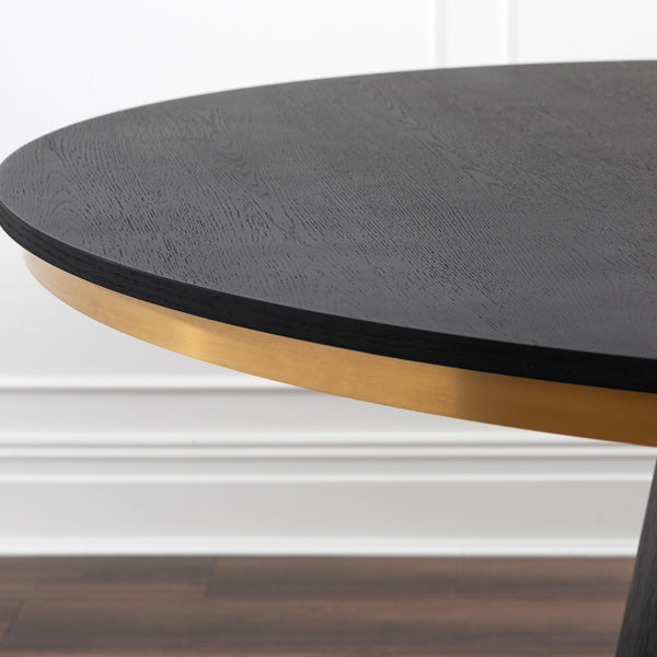 Brewster 6-8 Seat Black Dining Table