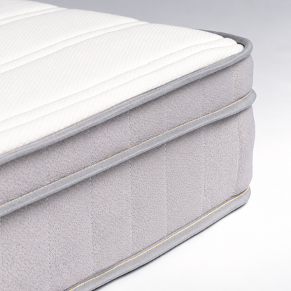 Comfort Super King Medium-Firm Pocket Spring Mattress with Protector and Sheet Clips