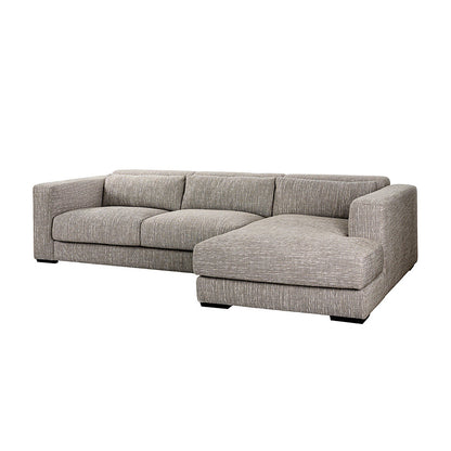 Dolce Corner Sofa Right Hand Dark Taupe Linen