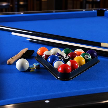 7ft Buffalo Challenger Folding American Pool Table with Balls, Cues and Accessory Set