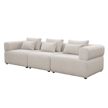 Beck Three Seat Sofa – Parchment