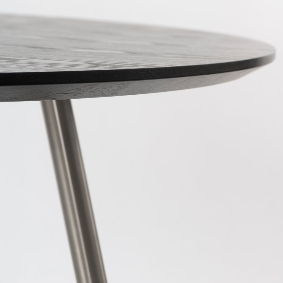 Mason Dining Table – Brushed Silver Legs