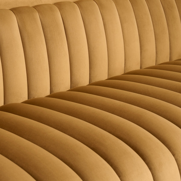 Metz Three Seater Sofa - Camel