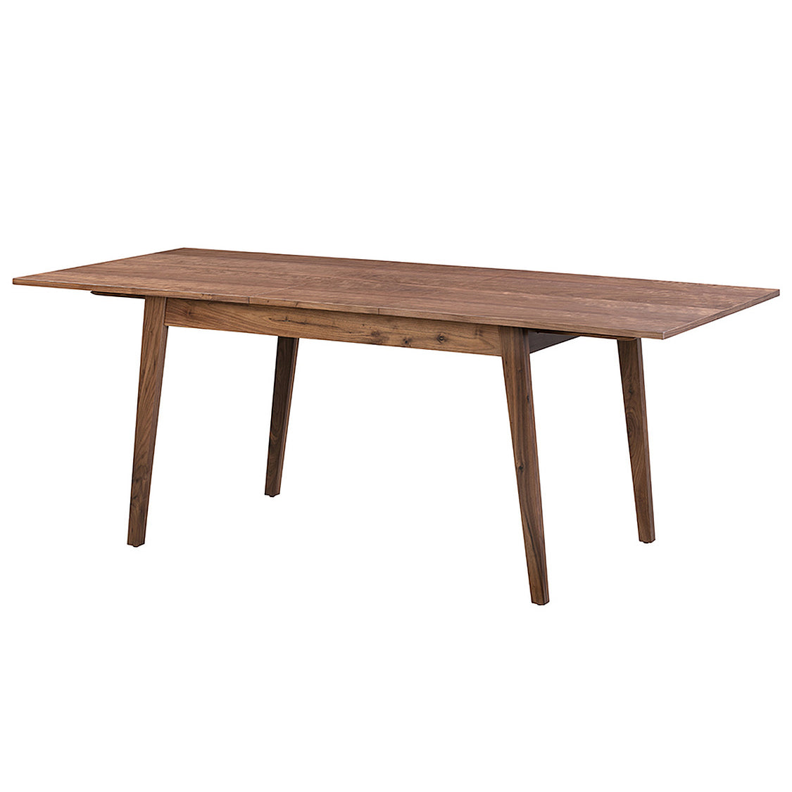 Capri Walnut Extending Dining Table and 6 Mason Chalk Chairs