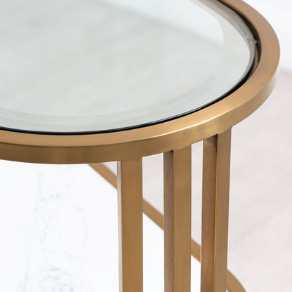 Aria Side Table Brass