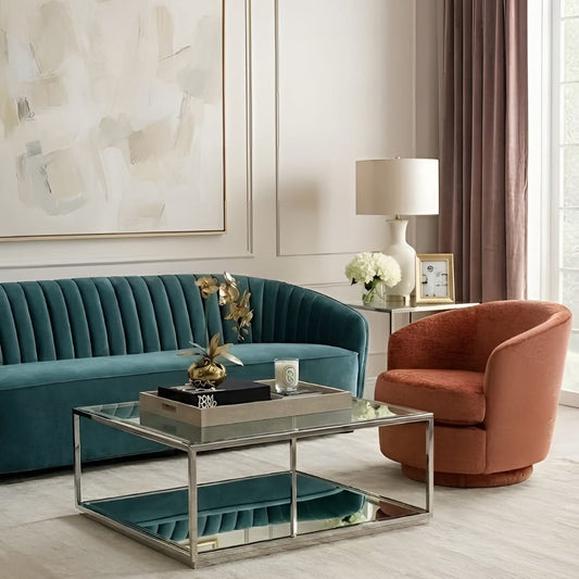 Rippon Silver Square Coffee Table
