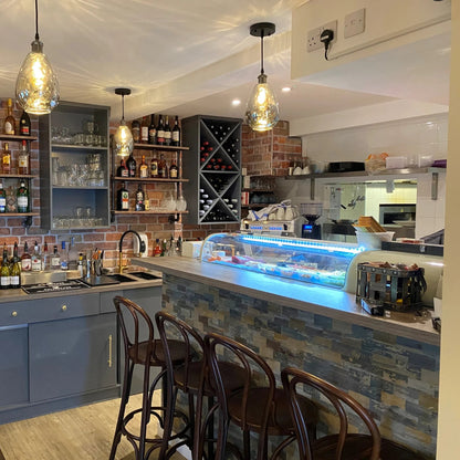 Kyoto Flavours!  Authentic Japanese Lunch For 2 at Kyoto Restobar, St Helier - 40 Piece Chef's Special Sushi Platter Plus Dessert and a Bottle of Wine! Just £64 for Two People!