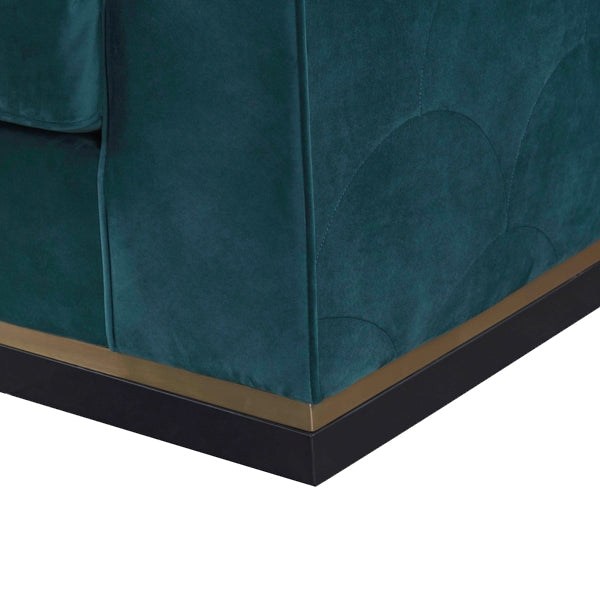 Pino Two Seat Sofa - Peacock