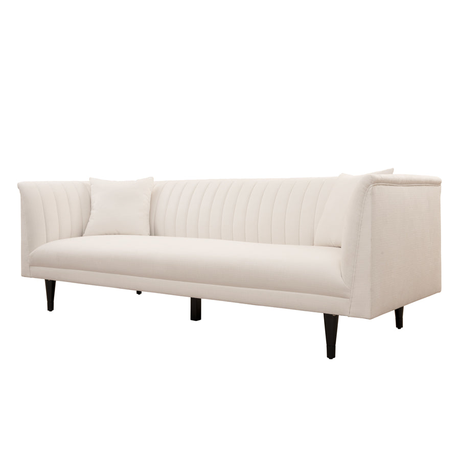 Baxter Three Seat Sofa – Ivory