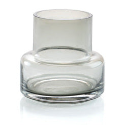Small Black Glass Vase