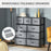 9 Drawers Storage Chest Dresser Organizer Unit w/ Foldable Bin