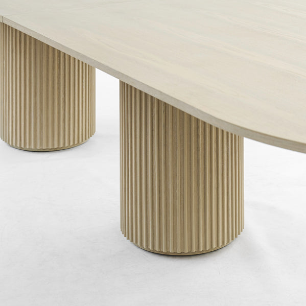 Ophelia Washed Grey  XL Dining Table