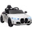 12V BMW M4 Licensed Kids Electric Car w/ Remote, Suspension - White