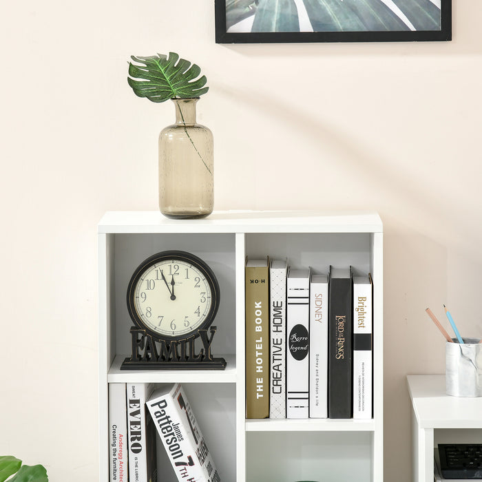 Bookcase Modern Bookshelf Cabinet for Home Office White