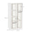 Bookcase Modern Bookshelf Cabinet for Home Office White