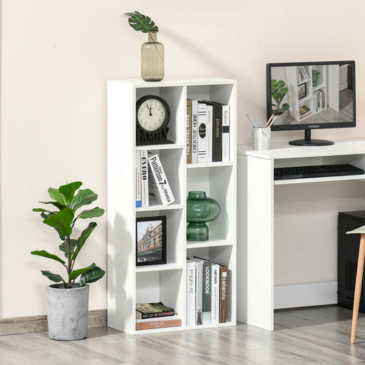 Bookcase Modern Bookshelf Cabinet for Home Office White