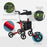 Folding Rollator Walker Frame with Seat and Backrest