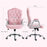 Home Office Chair with Adjustable Height Tilt Function Pink