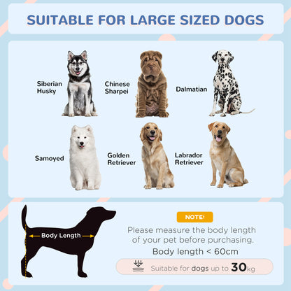 Dog Kennel Outdoor Dog House w/ Removable Floor, for Large Dogs, Grey