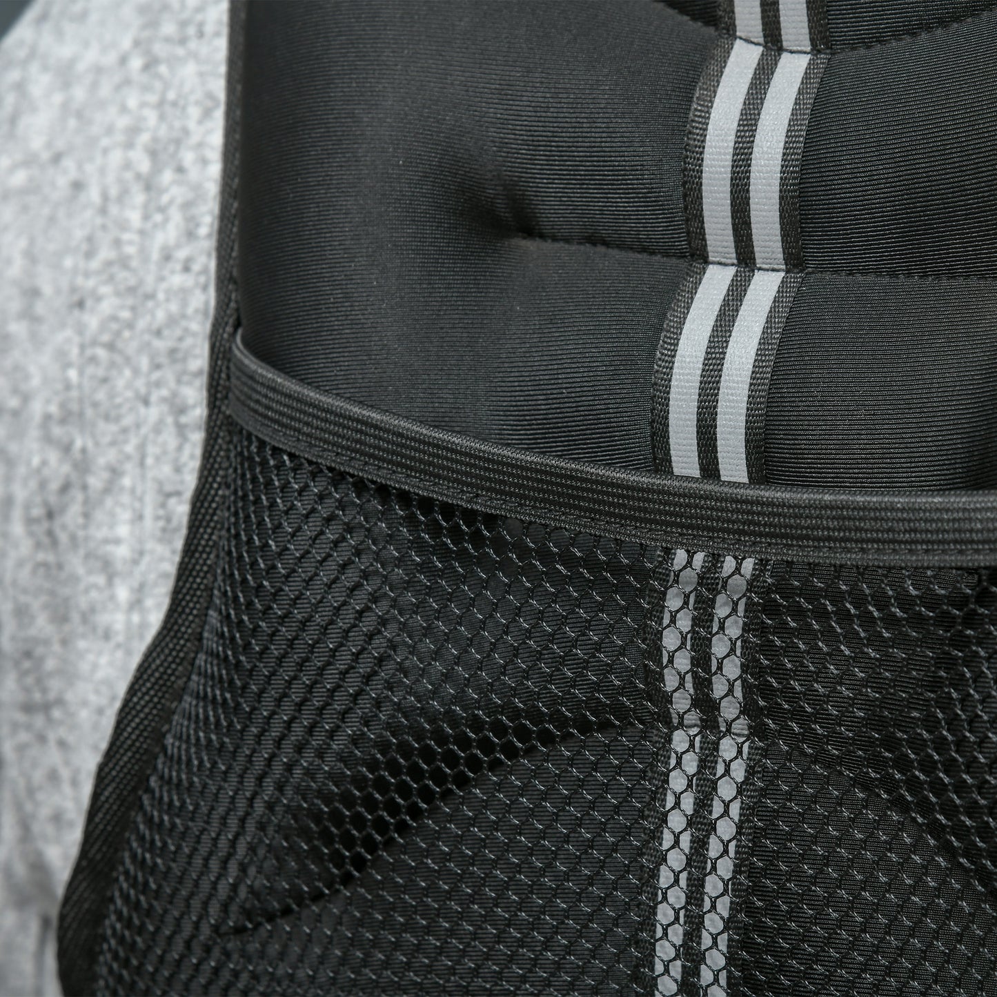 10KG Weighted Vest with Adjustable Straps, Pocket, Reflective Strips