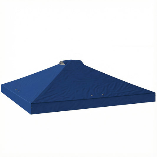 Gazebo Roof Replacement UV50+ Waterproof 3x3(m) Blue