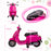 Vespa Licensed 12V Kids Electric Motorbike w/ 2 Training Wheels - Pink