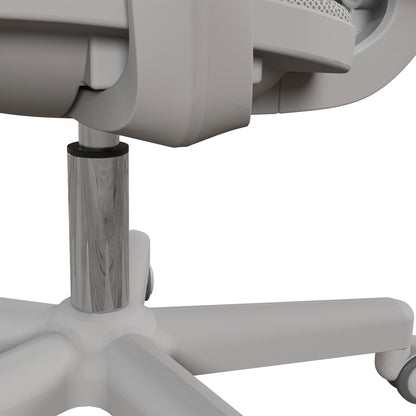 Office Chair, 360 Degree Swivel Desk Chair with Security Wheels, Grey