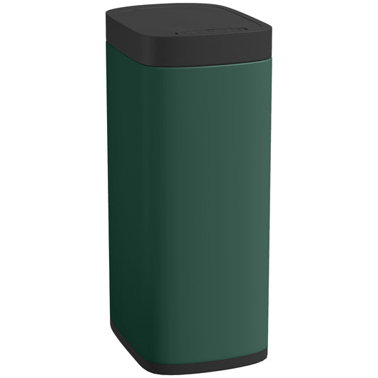 50L Sensor Bin, Touchless Kitchen Bin, Battery Operated, Dark Green