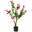 Artificial Plant Camellia Flower in Pot, Fake Plant for Indoor Outdoor, 95cm, Pink