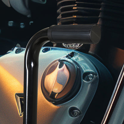 150KG Steel Motorbike Manual Jack Lift Rubber Platform Crank Lift