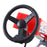 Pedal Go Kart Ride on Car Racing Style w/ Adjustable Seat Handbrake & Clutch in Red