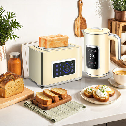 1.7L 3000W Boil Kettle and Toaster Set